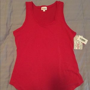 nwt solid red tank